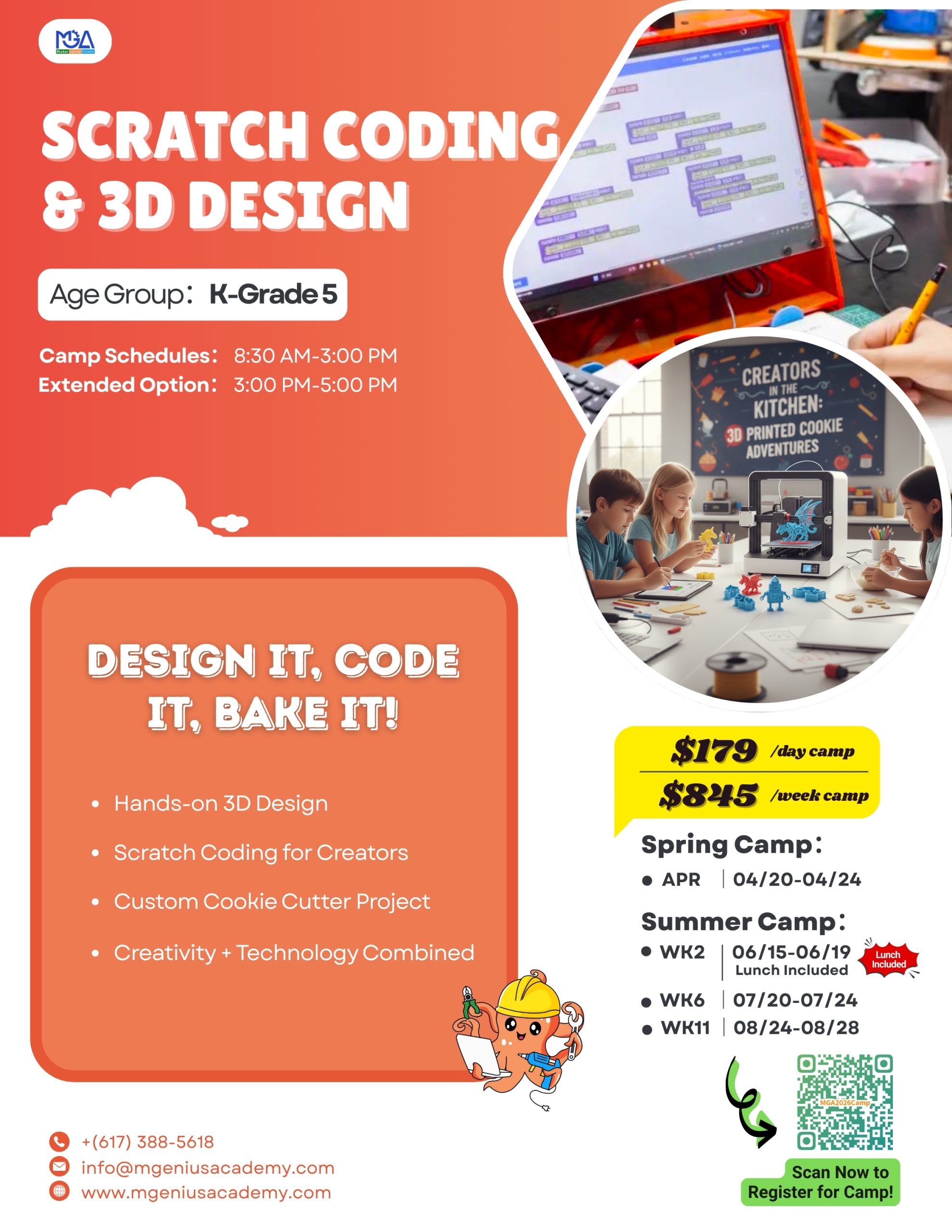 Scratch Coding & 3D Design Camp